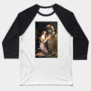 Lamia and the Soldier - John William Waterhouse Baseball T-Shirt